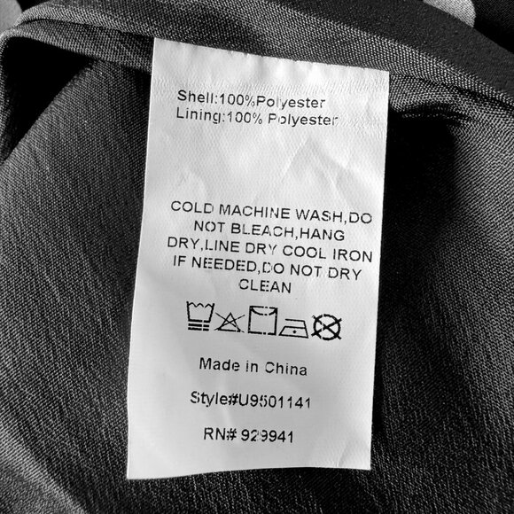 Suzanne Betro 4X BLACK White Polka Dot Ruffle Neck 3/4 Sleeve Top Tunic Blouse - Picture 12 of 14